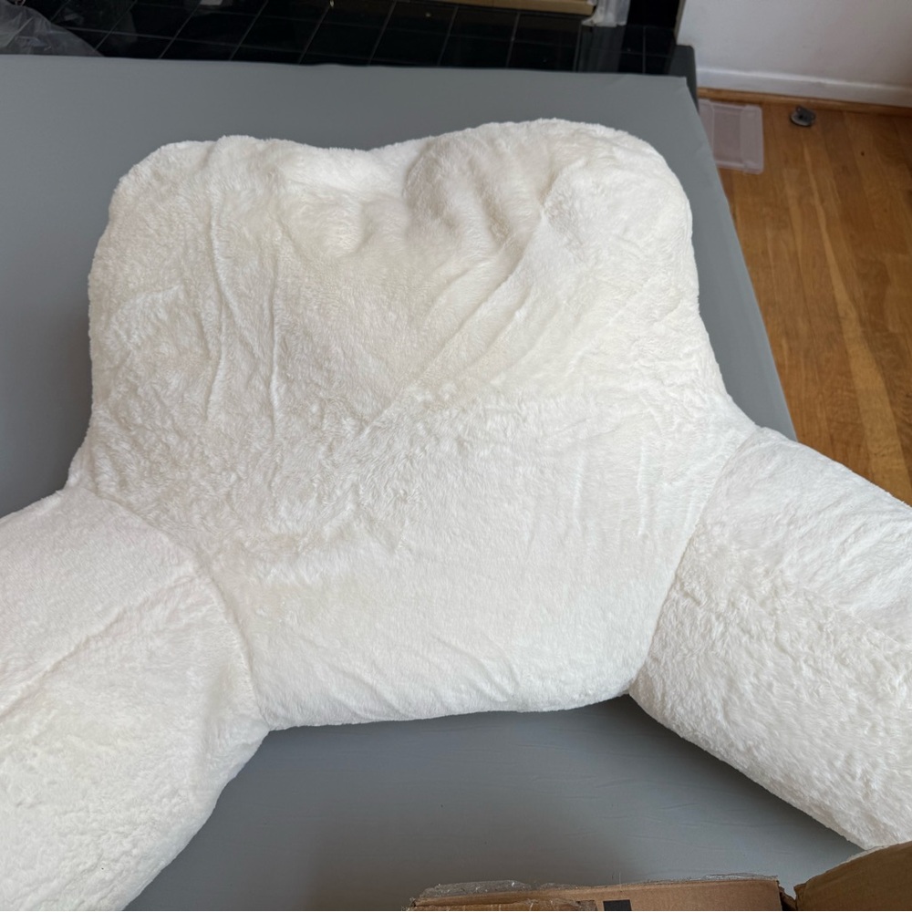 New Comphii White Backrest Pillow